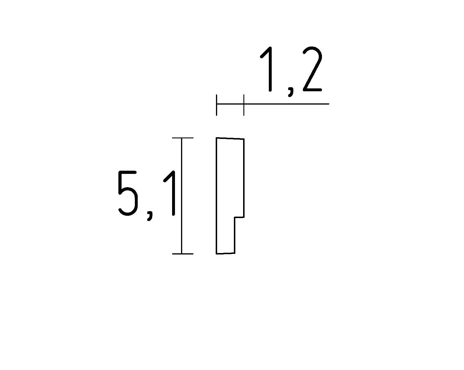 schéma moulure contemporaine en staff