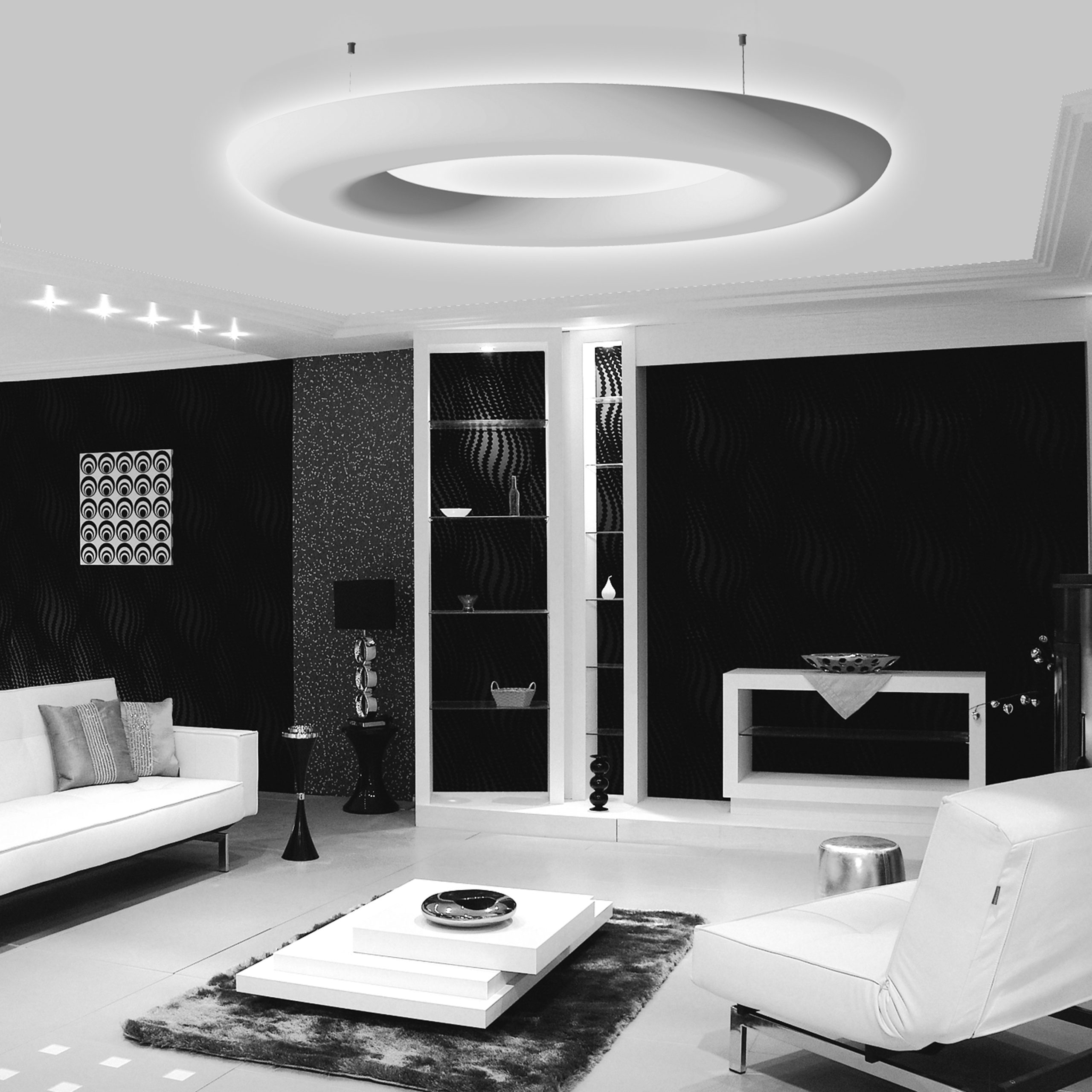 plfaonnioer staff decor au plafond forme anneau