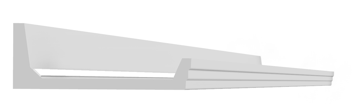 corniche lumineuse D104 a eclairage indirect en platre a coller sur votre mur.