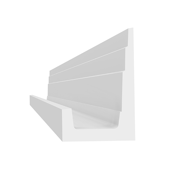 Corniche de plafond lumineuse D113M en platre a coller sur le mur