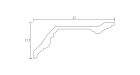 schéma corniche classique en staff-d560-corniche plafond-corniche plâtre