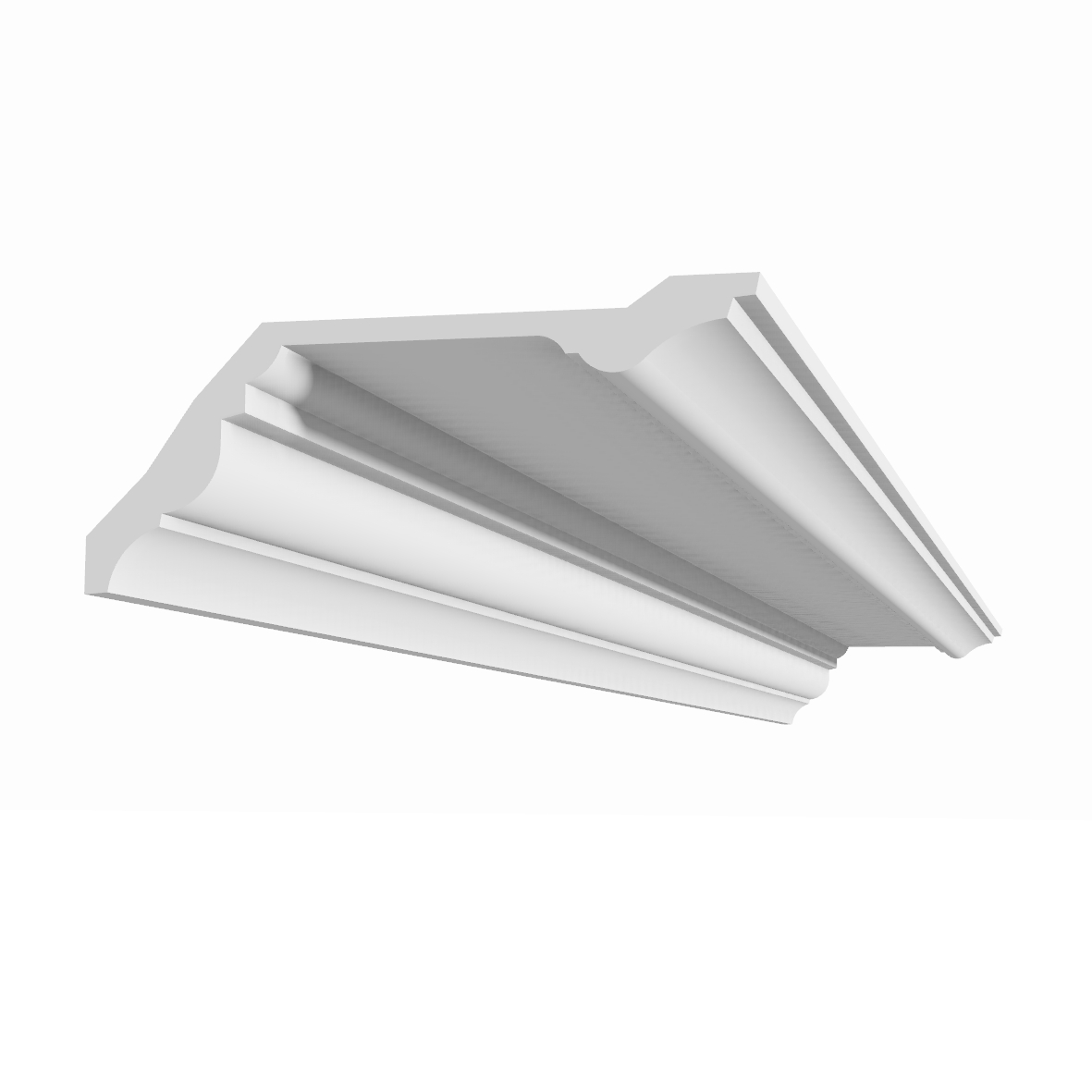 Corniche classique en staff-d560-corniche plafond-corniche plâtre