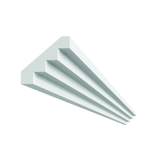 Corniche contemporaine en staff-corniche plafond-corniche plâtre