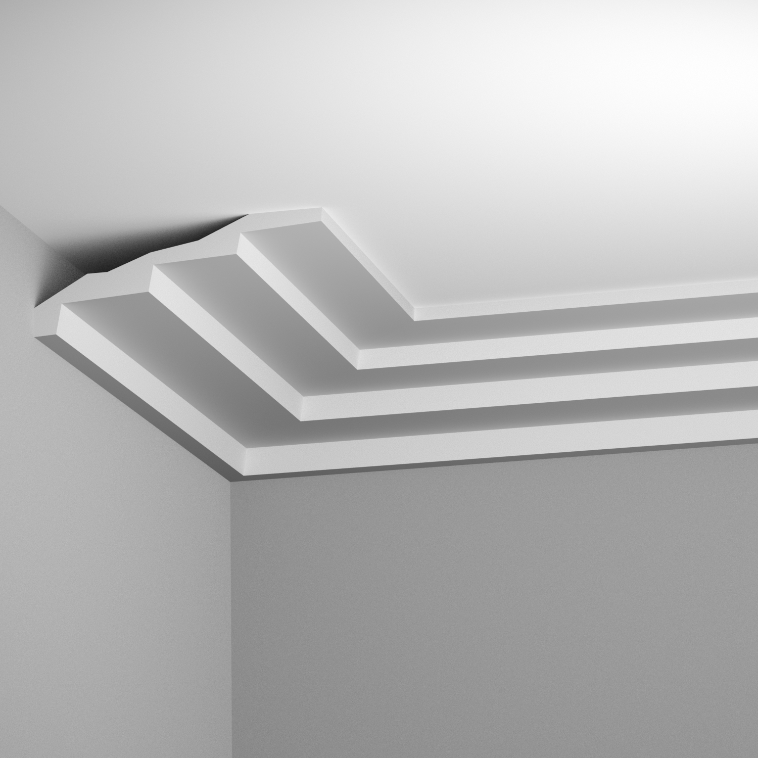 corniches contemporaine moulures plafond