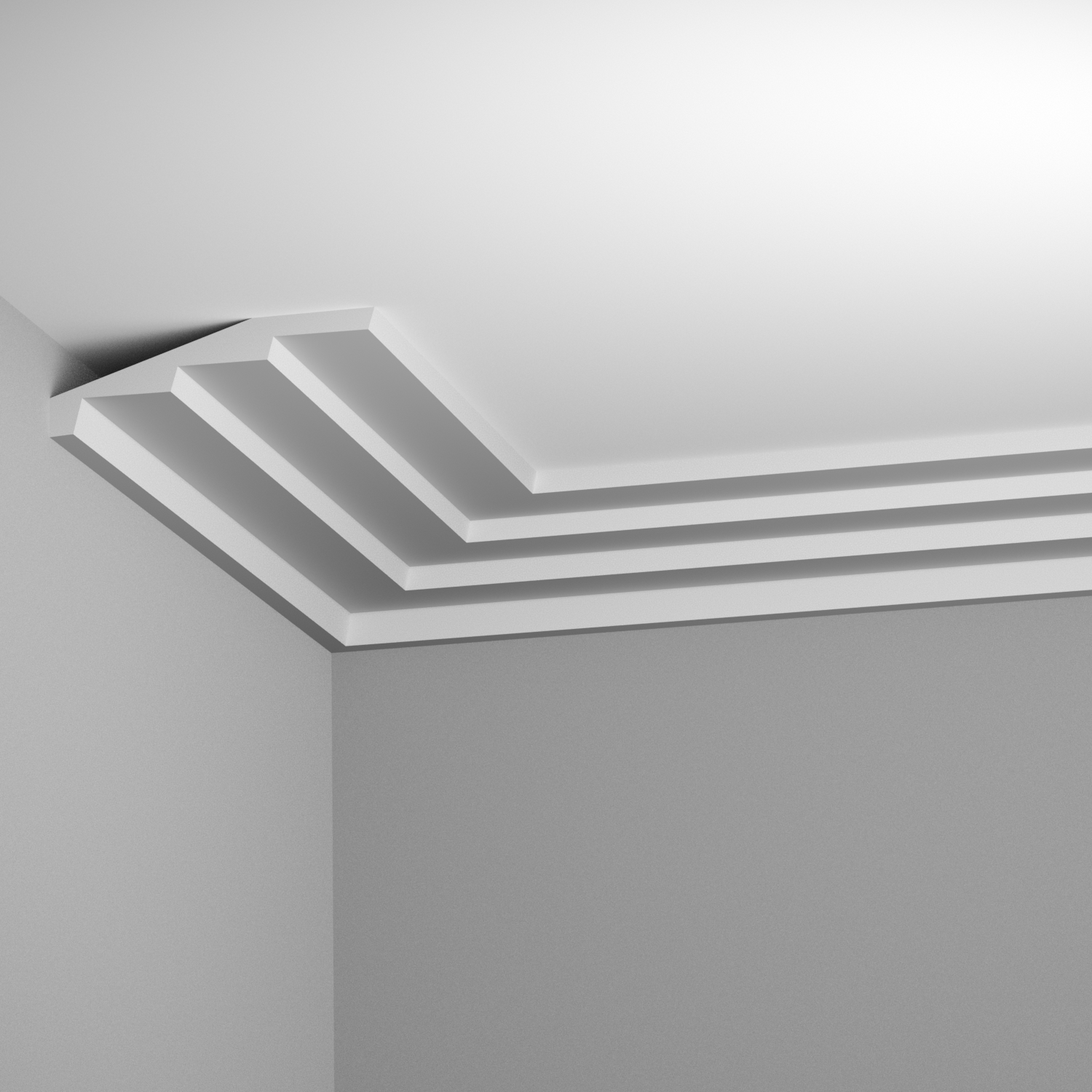 corniches contemporaine moulures plafond