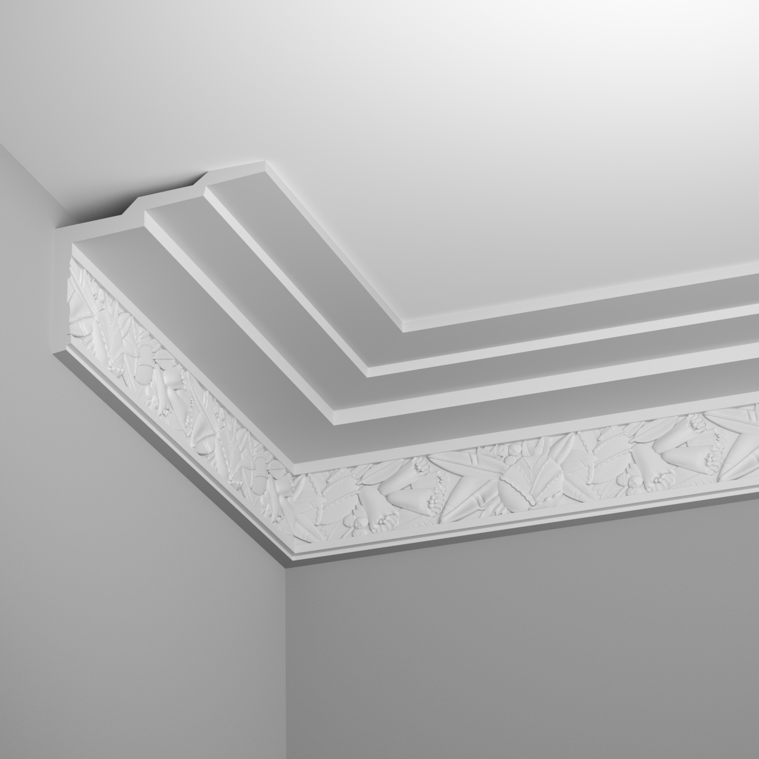 corniches ornementee moulures plafond