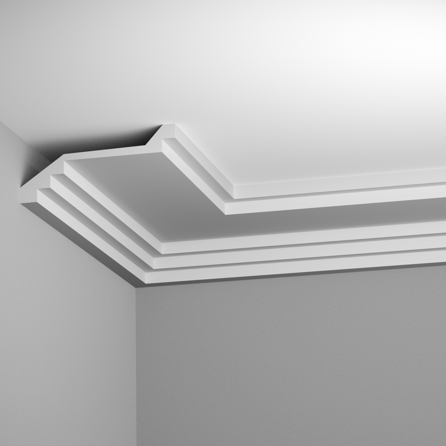 corniches contemporaine moulures plafond