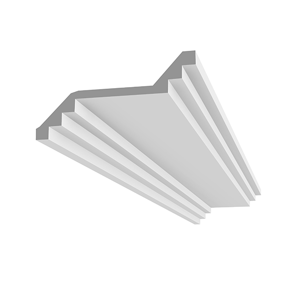 corniche contemporaine en staff-corniche plafond-corniche plâtre