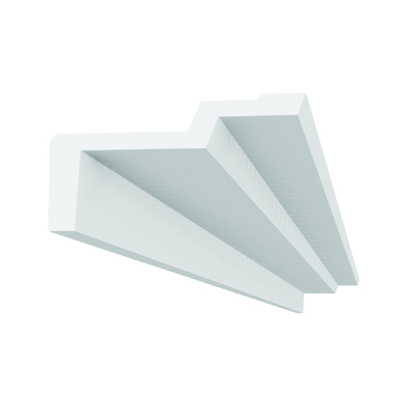 Corniche contemporaine-d575-corniche plâtre-corniche plafondCorniche contemporaine en staff