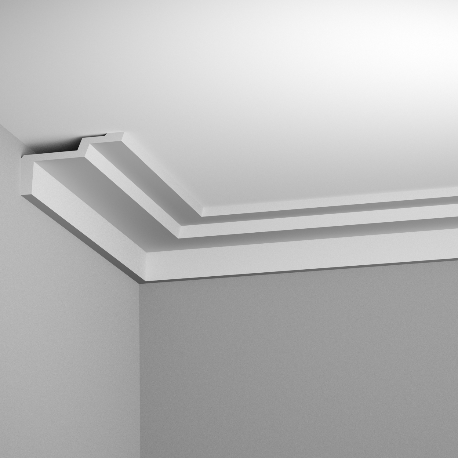 corniches contemporaine moulures plafond