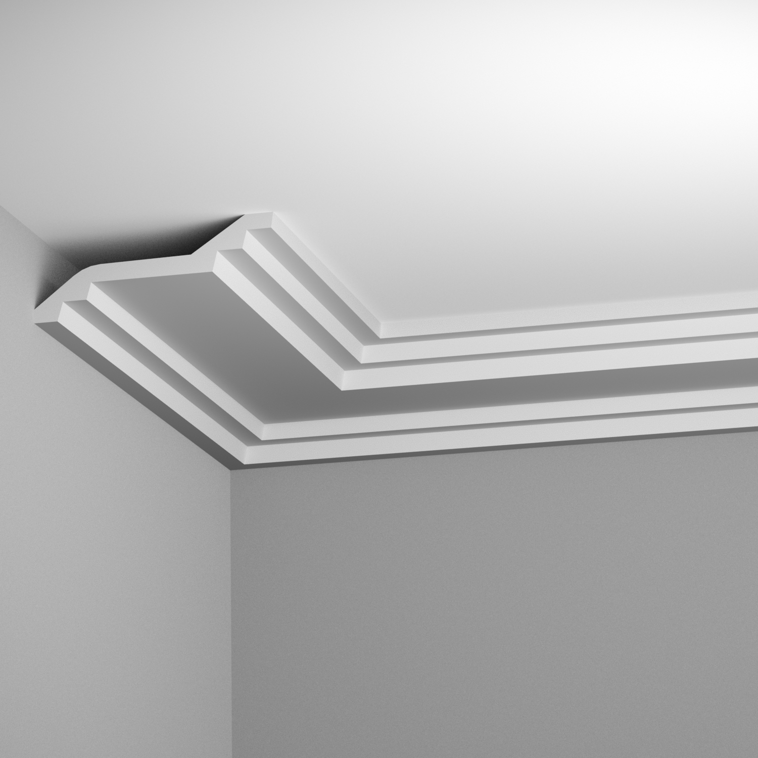 corniches contemporaine moulures plafond
