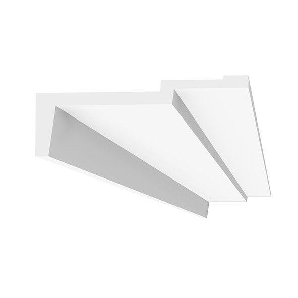 corniche contemporaine en staff- d579-corniche pour plafond-corniche staff