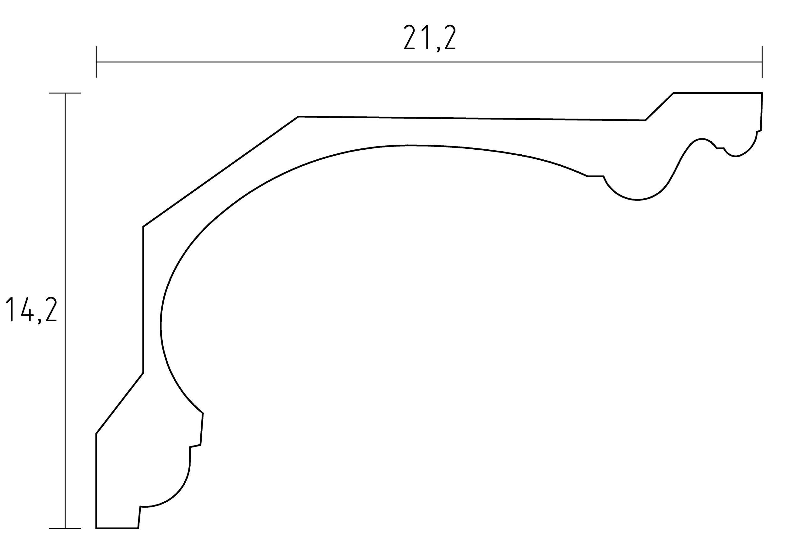Schema corniche D652 en staff style classique