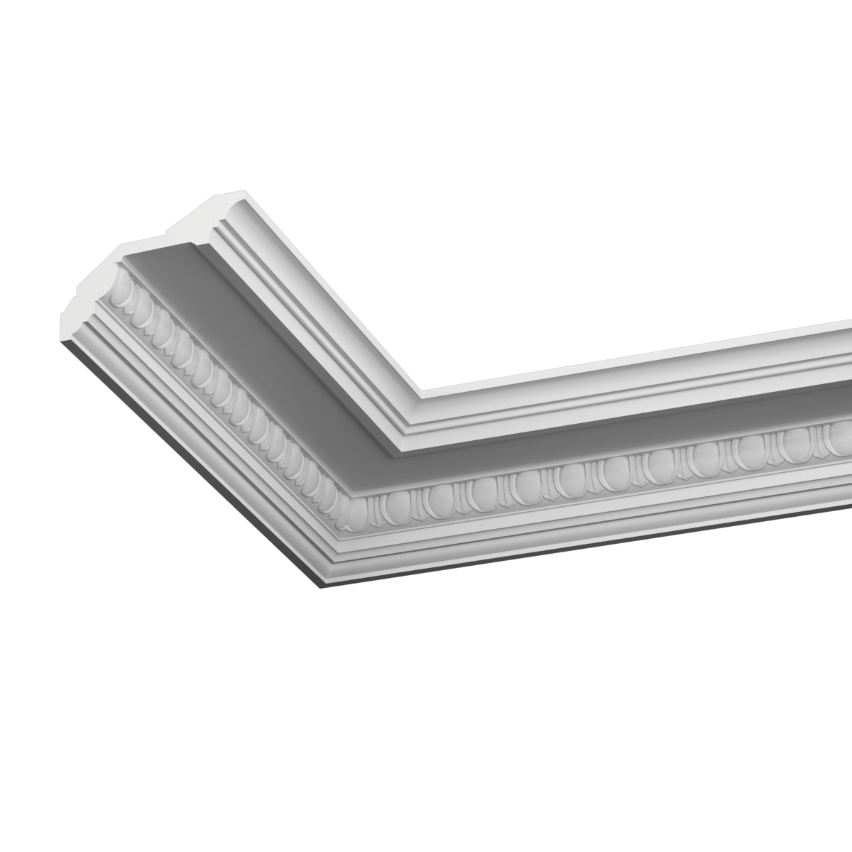 ambiance ornementee avec la corniche D835 avec ses détails raffinés a coller sur le plafond et le mur