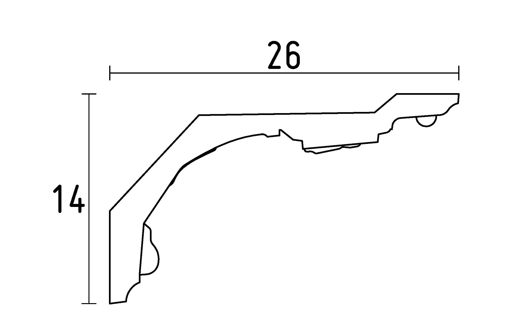 corniche ormentee plafond et mur a coller en staff