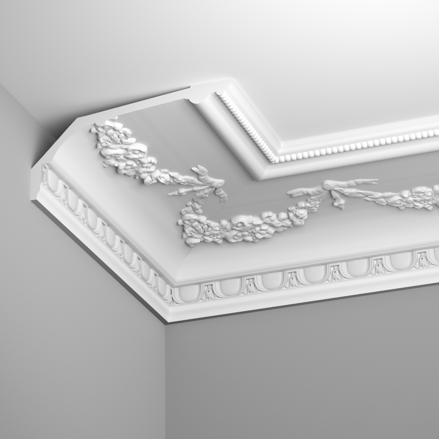 corniches ornementee moulures plafond