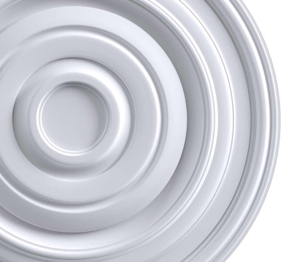 zoom sur la rosace M251 de chez Staff Décor à coller sur tous types de support