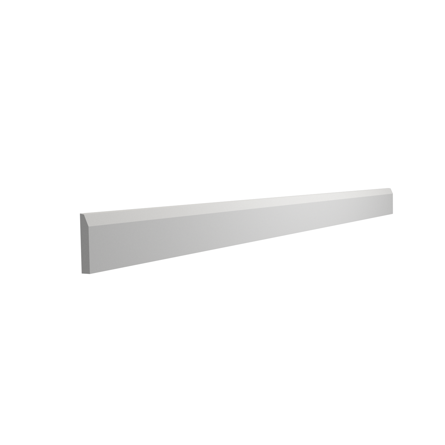 plinthe en staff de 8 cm de hauteur moderne PLIN08M