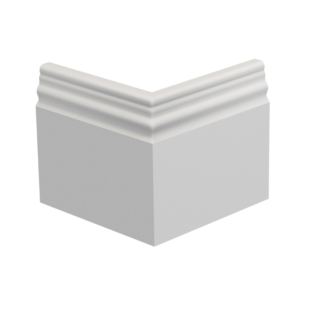 angle sortant pour plinthe de 10 cm de hauteur en staff a coller