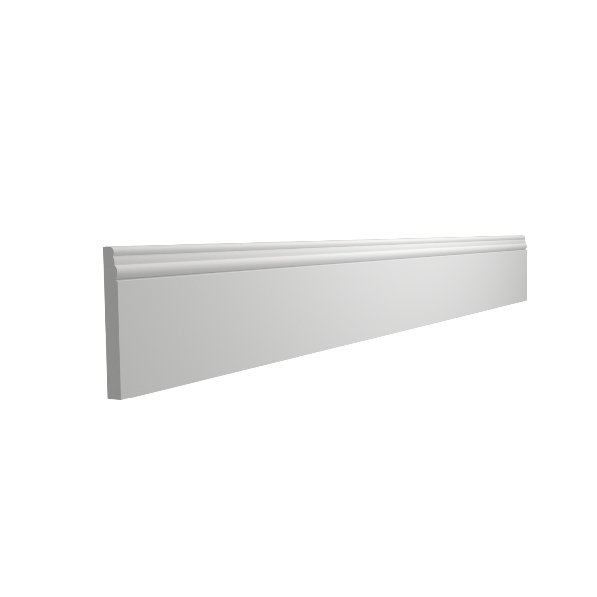 PLinthe classique de 15 cm de hauteur en staff a coller sur le mur