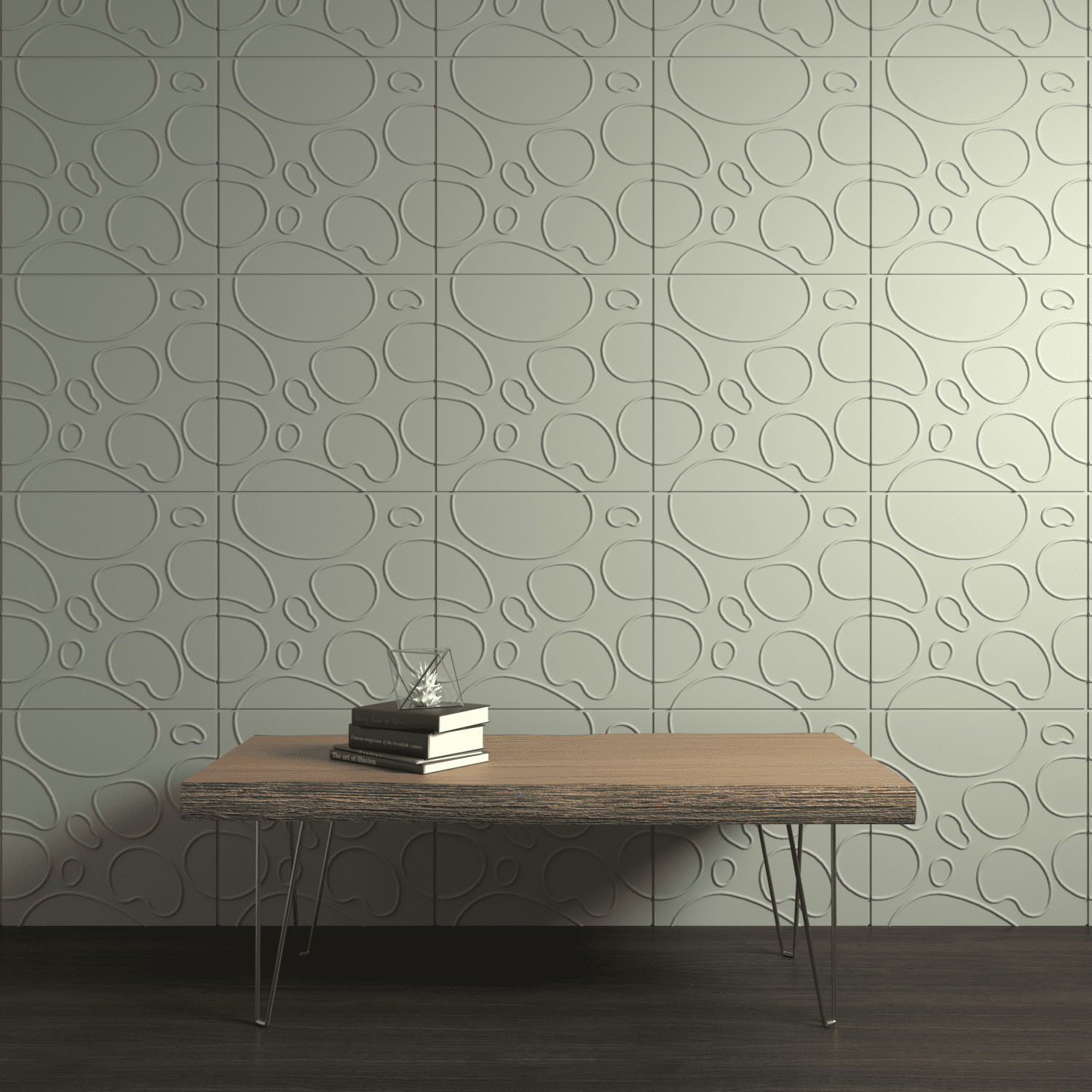 Un décor tout en sobriété, contemporain avec le parement SD7503