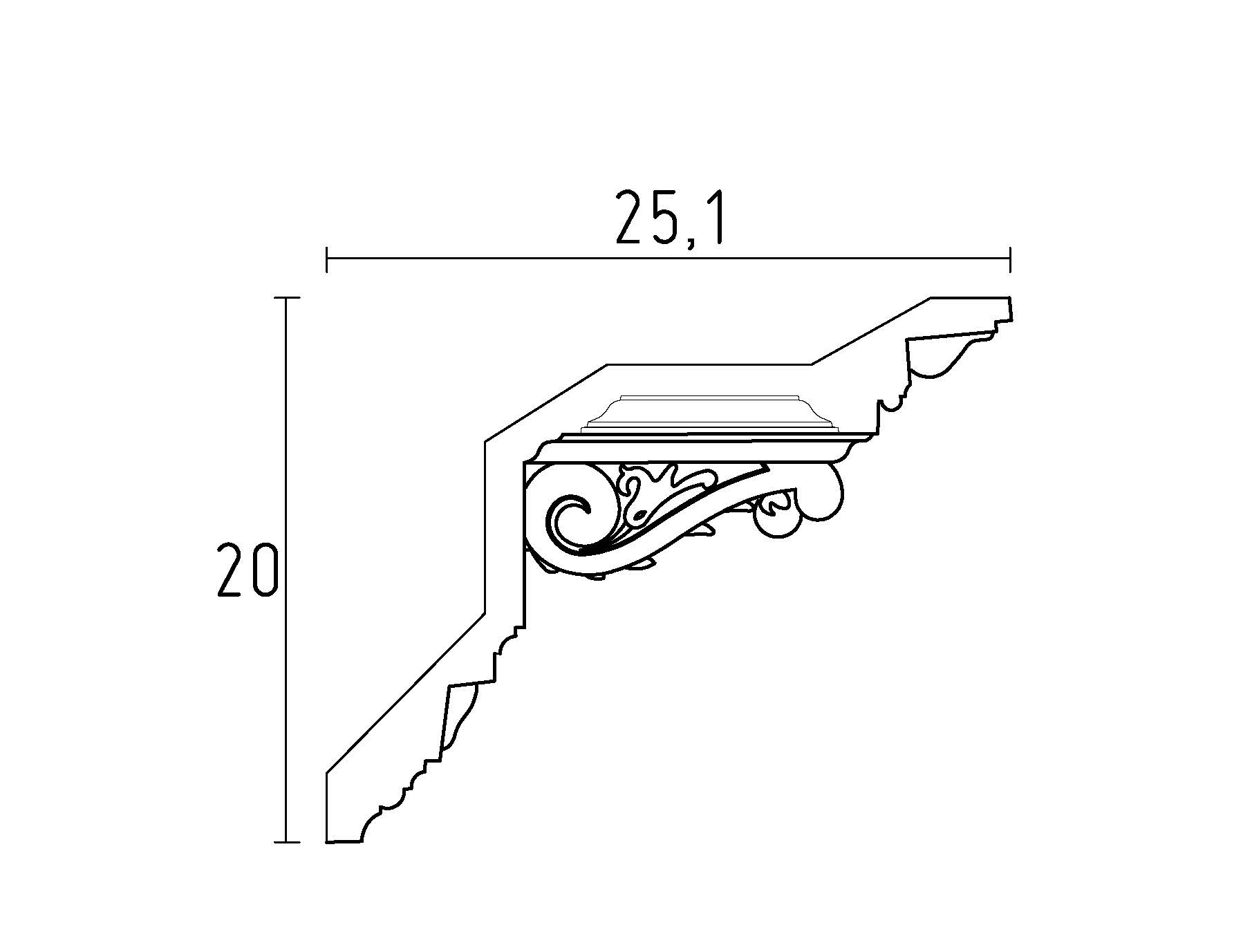 corniches ornementee moulures plafond