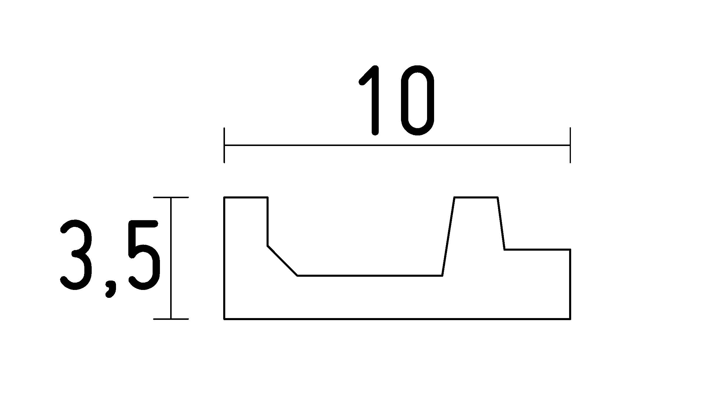 Schema Profil lumineux a coller sur le plafond et le mur en staff