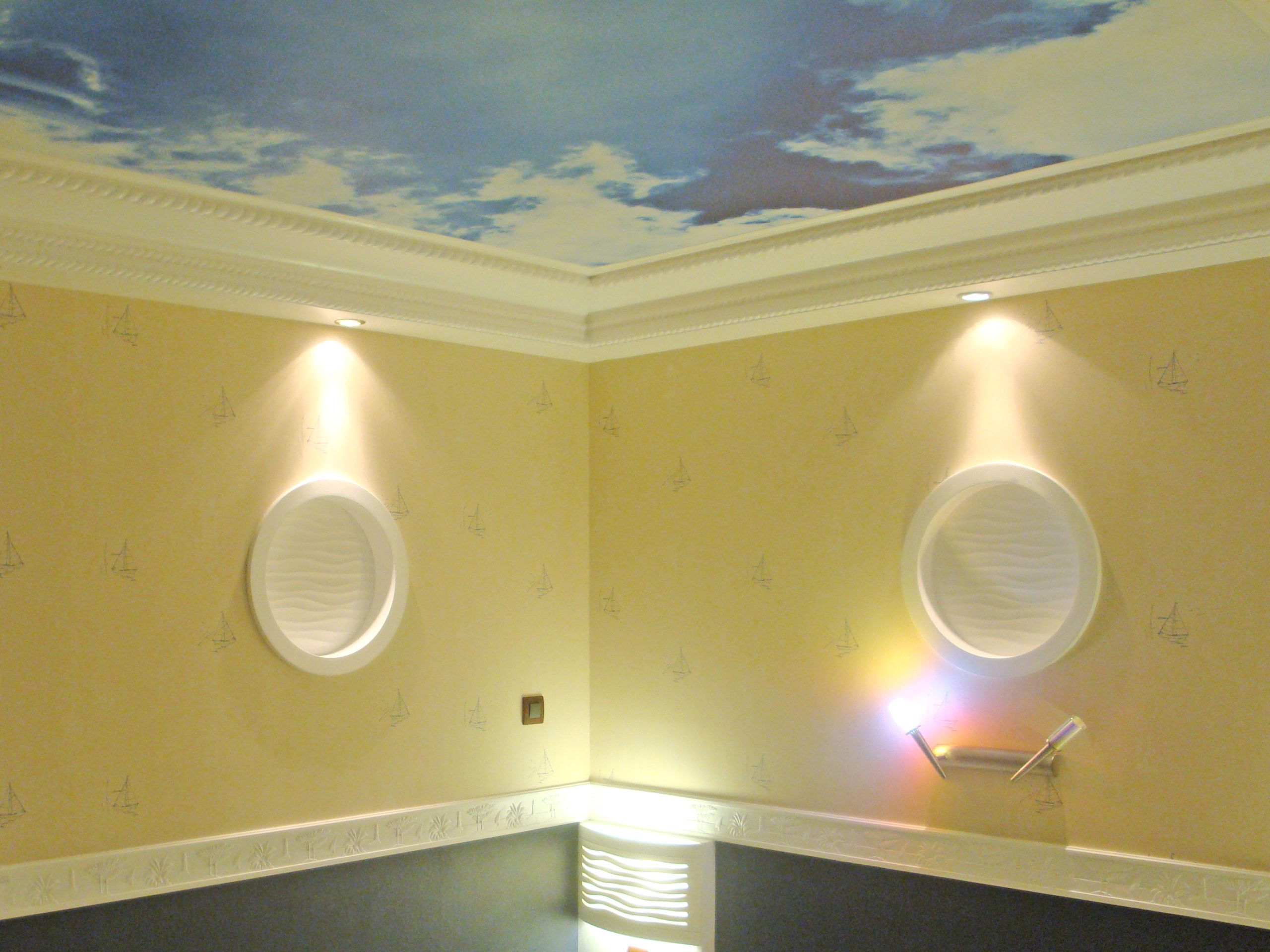 style bord de mer avec moulure plage