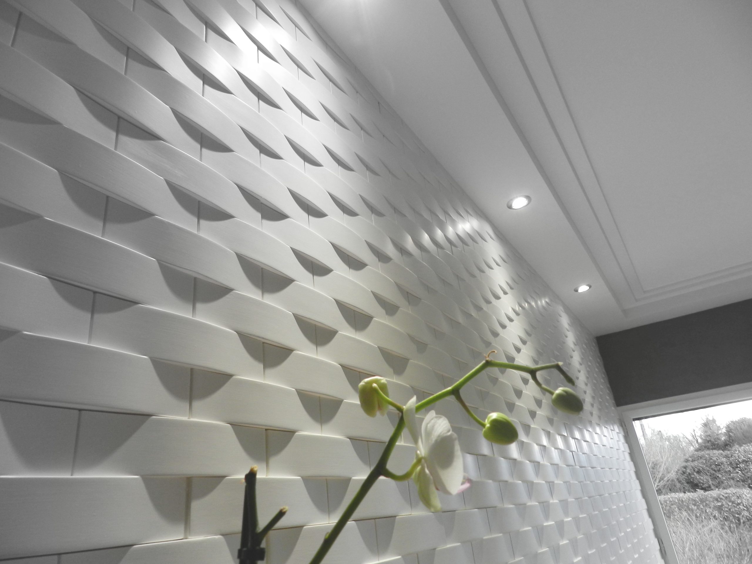 equerre lisse exterieure fixation au plafond