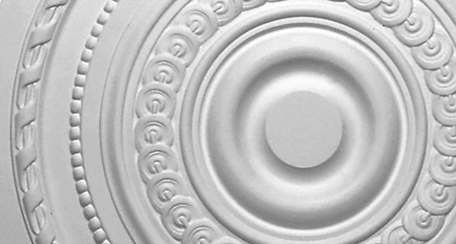 detail m304 rosace en platre collection Staff Decor a fixer sur le plafond