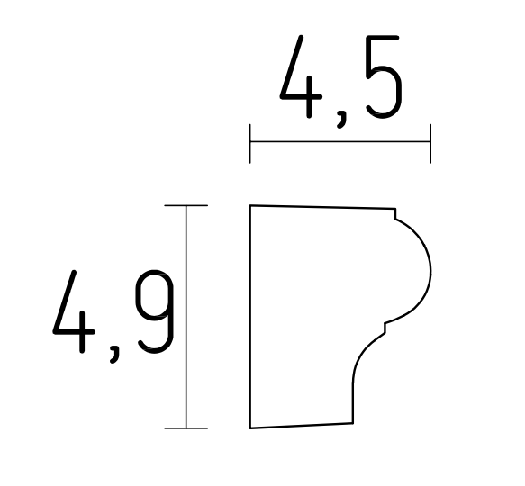 schéma cimaise classique en staff