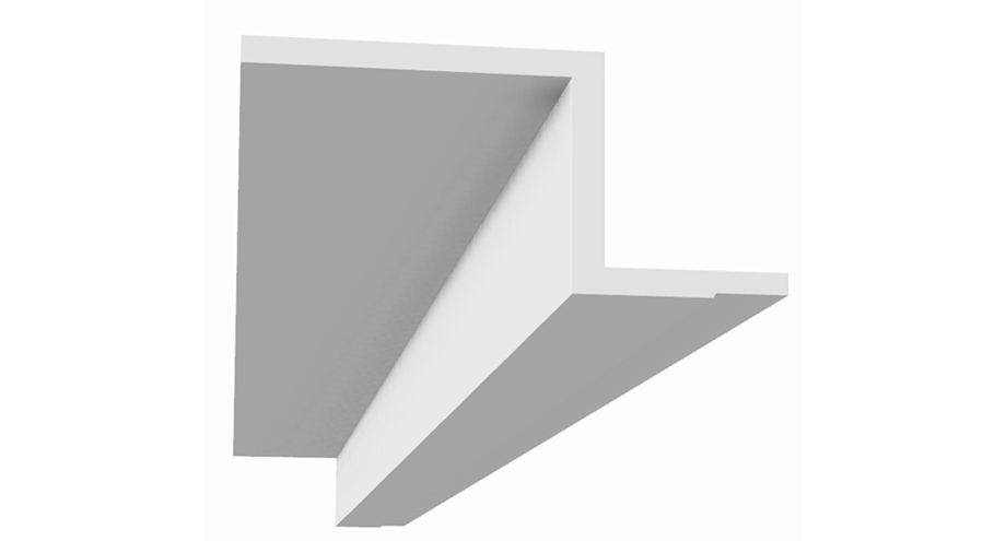 Profil en staff-d118- corniche plafond-corniche en staff