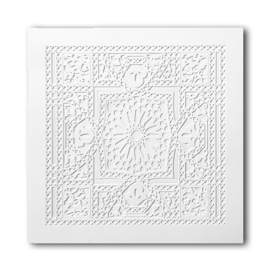 M423 rosace en platre a coller au plafond