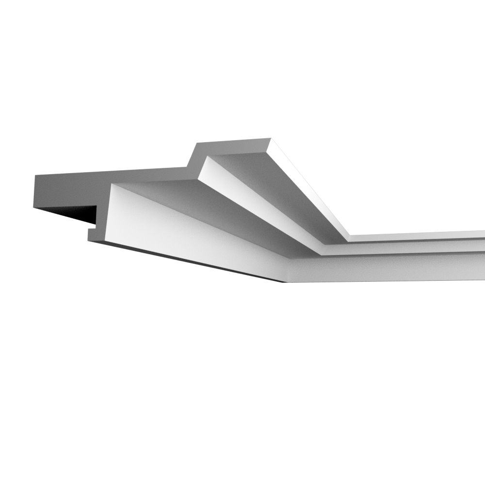 Corniche D123 corniche plafond contemporaine et avec ruban led