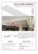 collection variance bandeaux lumineux platre