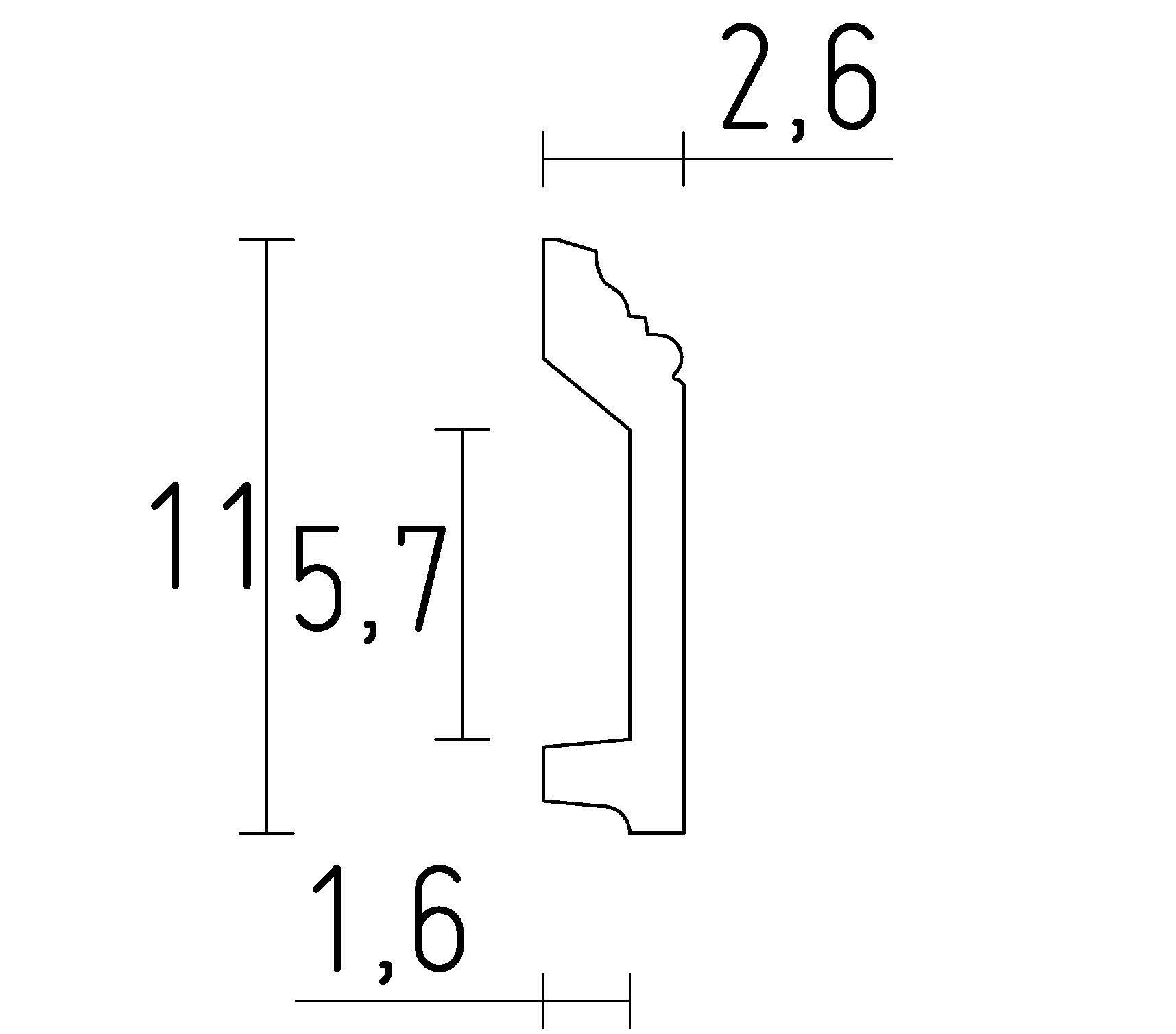 plinthe passe cable en staff en longueur de 2 ml résistante et se colle sur tous types de support