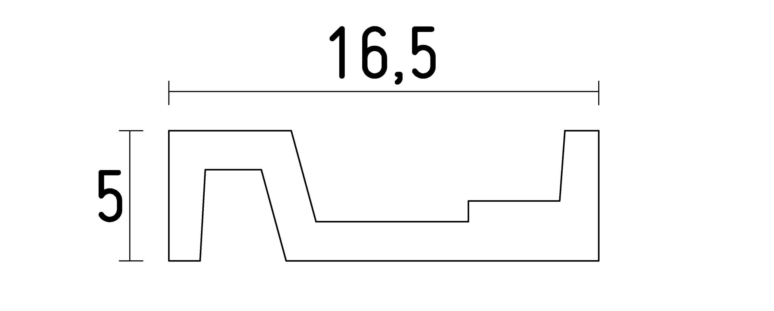 Schema corniche D125 a eclairage indirect