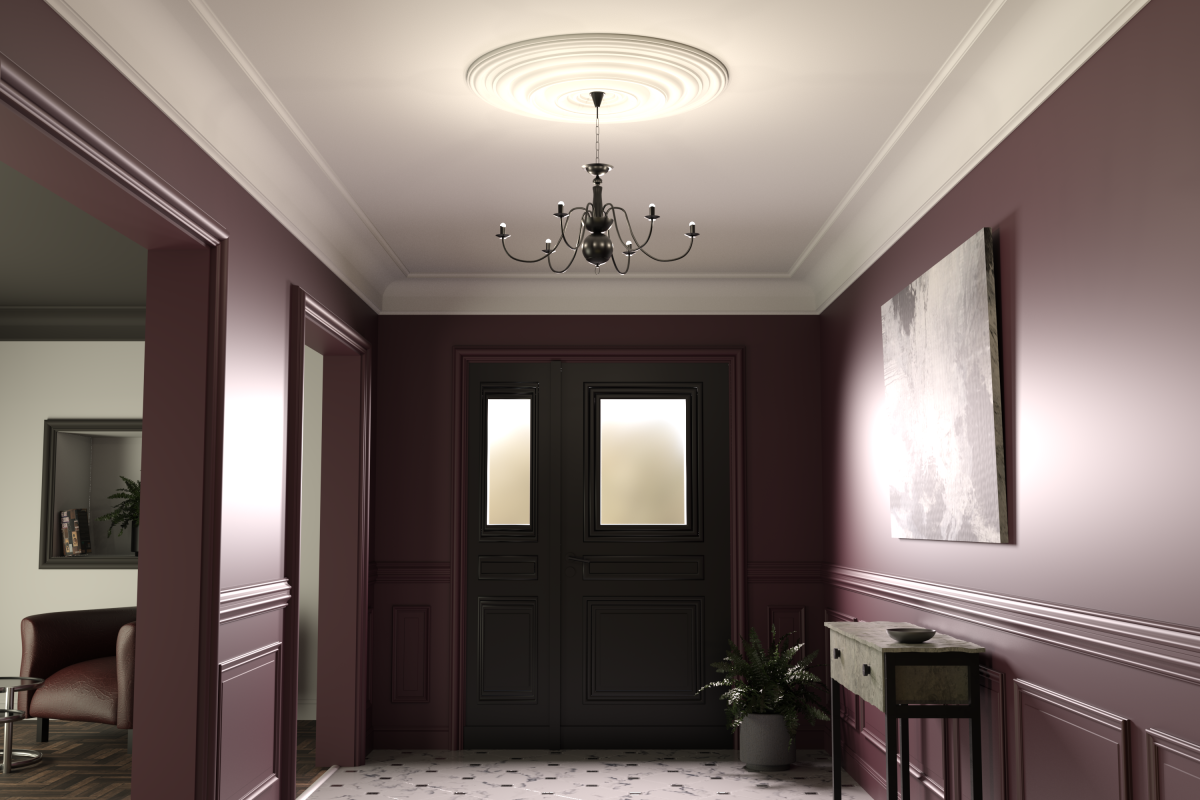 corcniche classique D632 staff decor a coller au plfond et mur