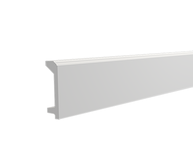 Plinthe passe cable en staff pour cacher des fils electriques