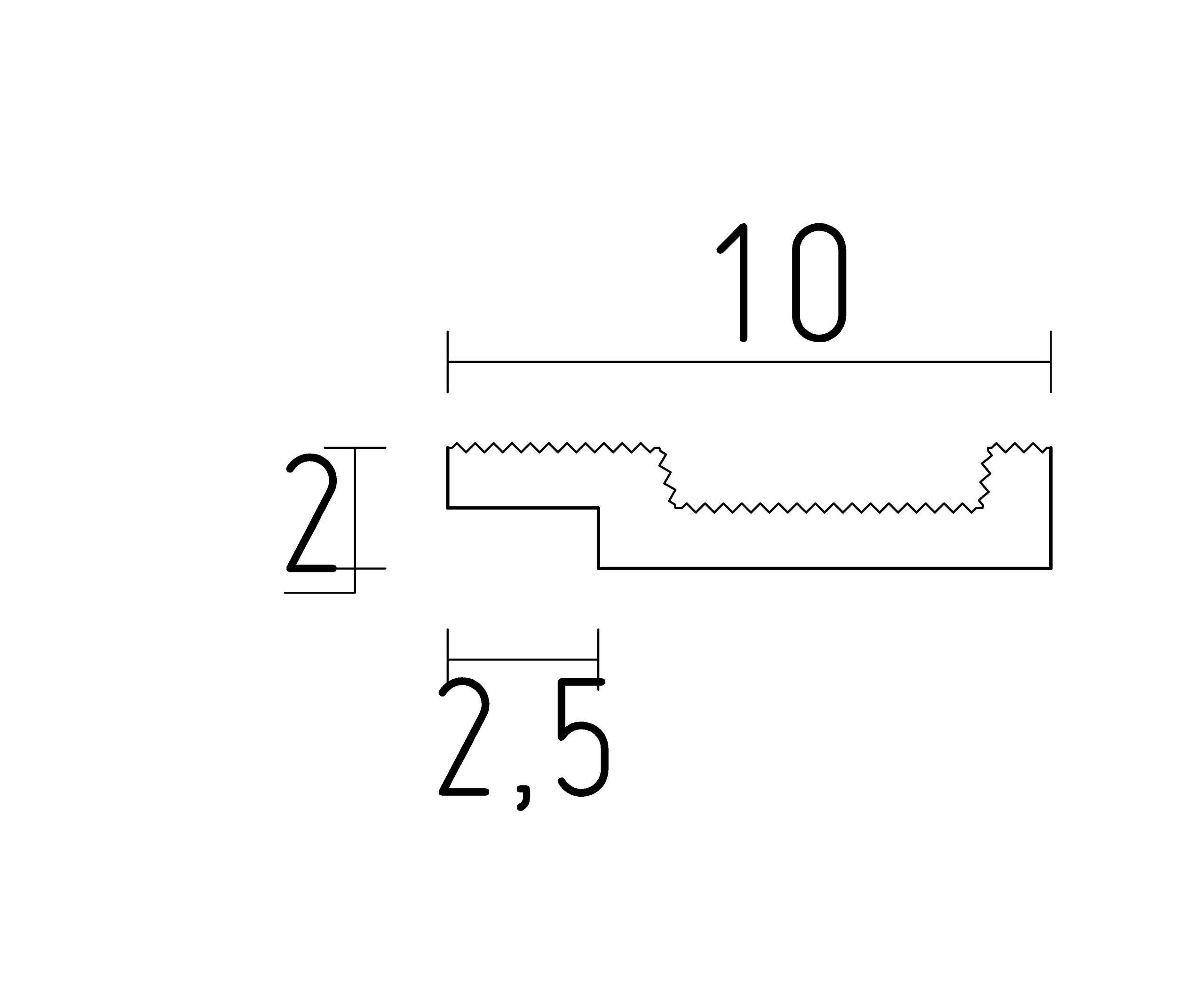 Schema corniche contemporaine D572 collage sur plafond et mur