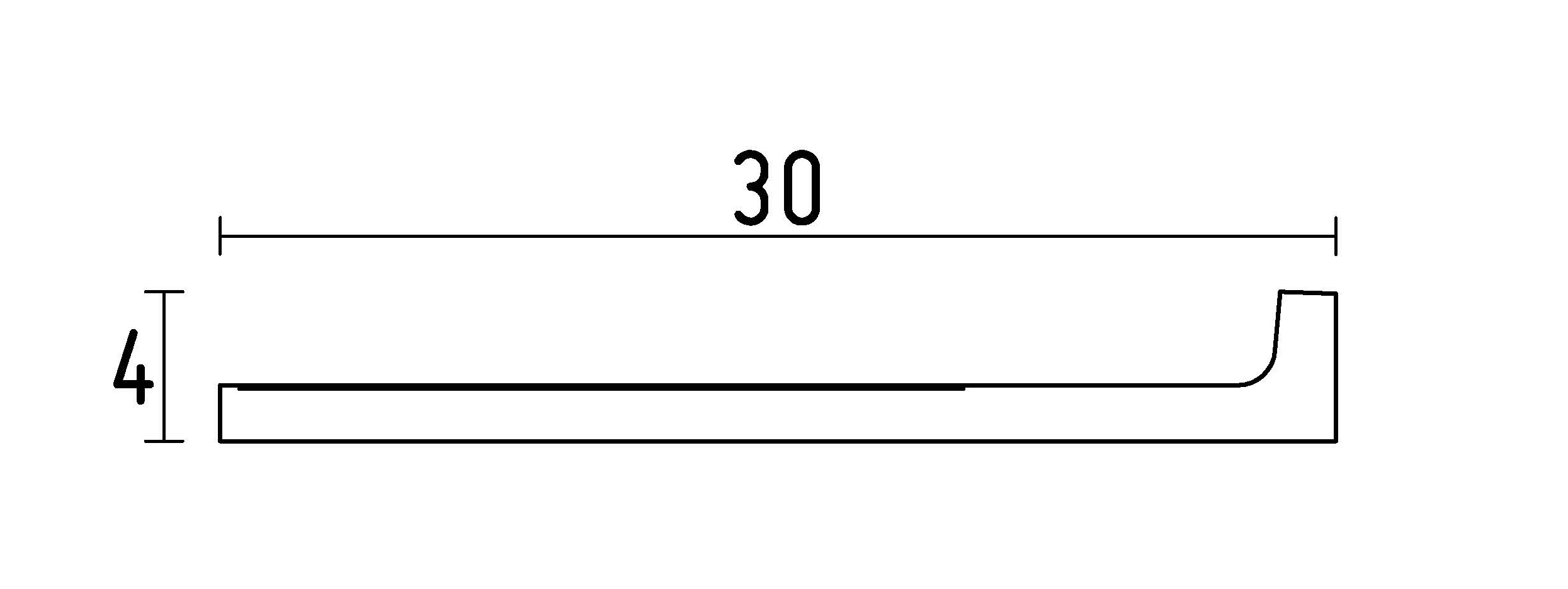Vous souhaitez de la sobriété en éclairage indirect optez pour l'équerre bord propre pour une lumière tourt en douceur