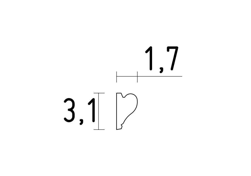 schéma moulure style classique en staff de staff decor