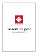 conseils de pose pour des soubassements en staff