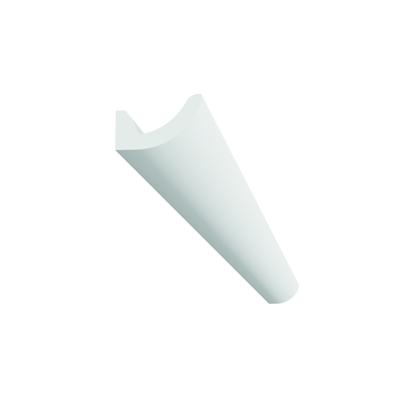 corniche à éclairage indirect en staff plafond et mur