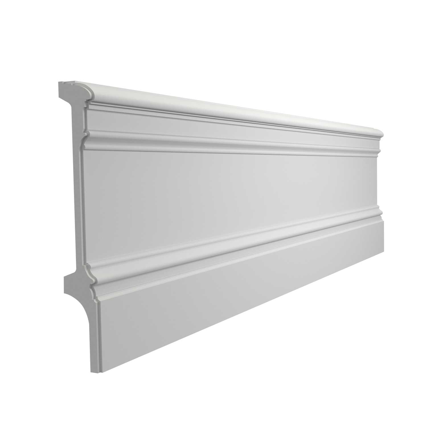 Plinthe grande dimension en staff