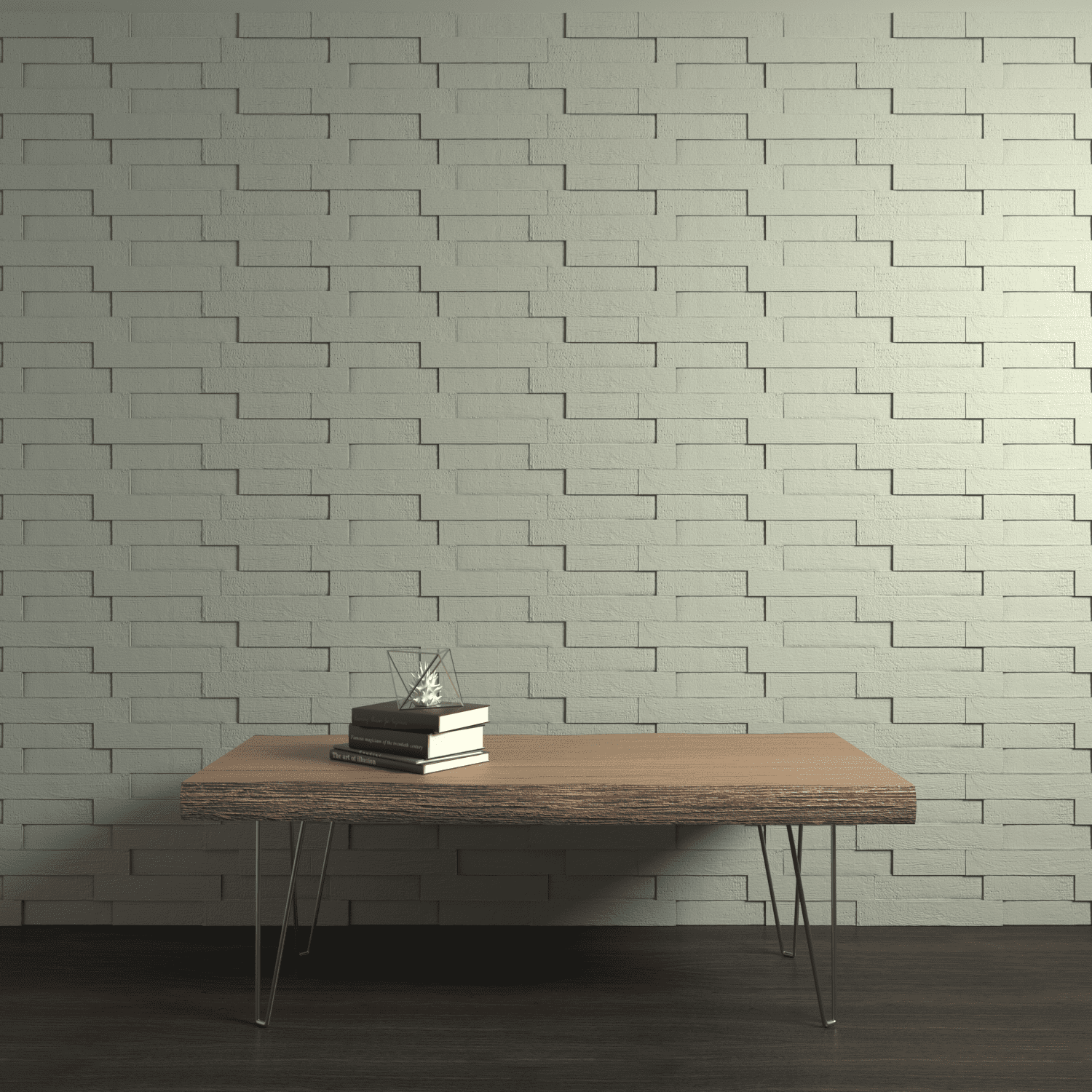 Choisissez notre parement mural en staff SD7043, facile à poser par simple collage