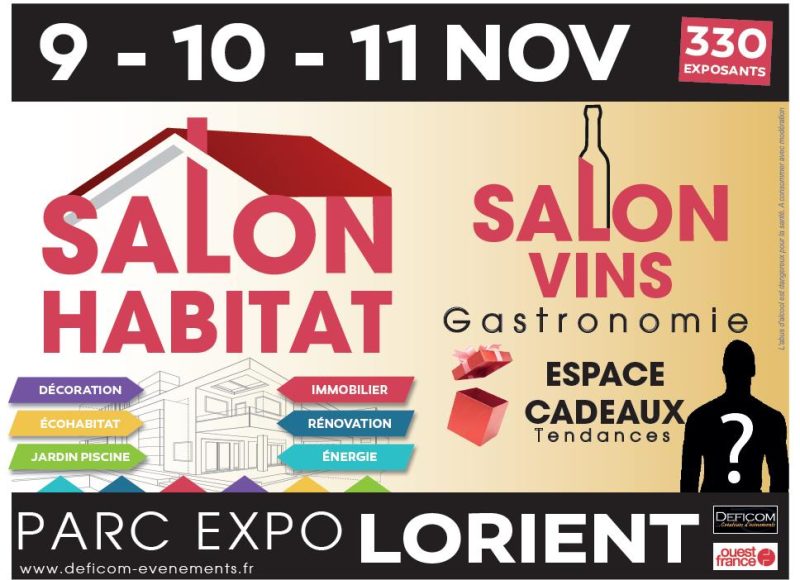 salon de l'habitat à Lorient du 09 au 11 novembre 2024