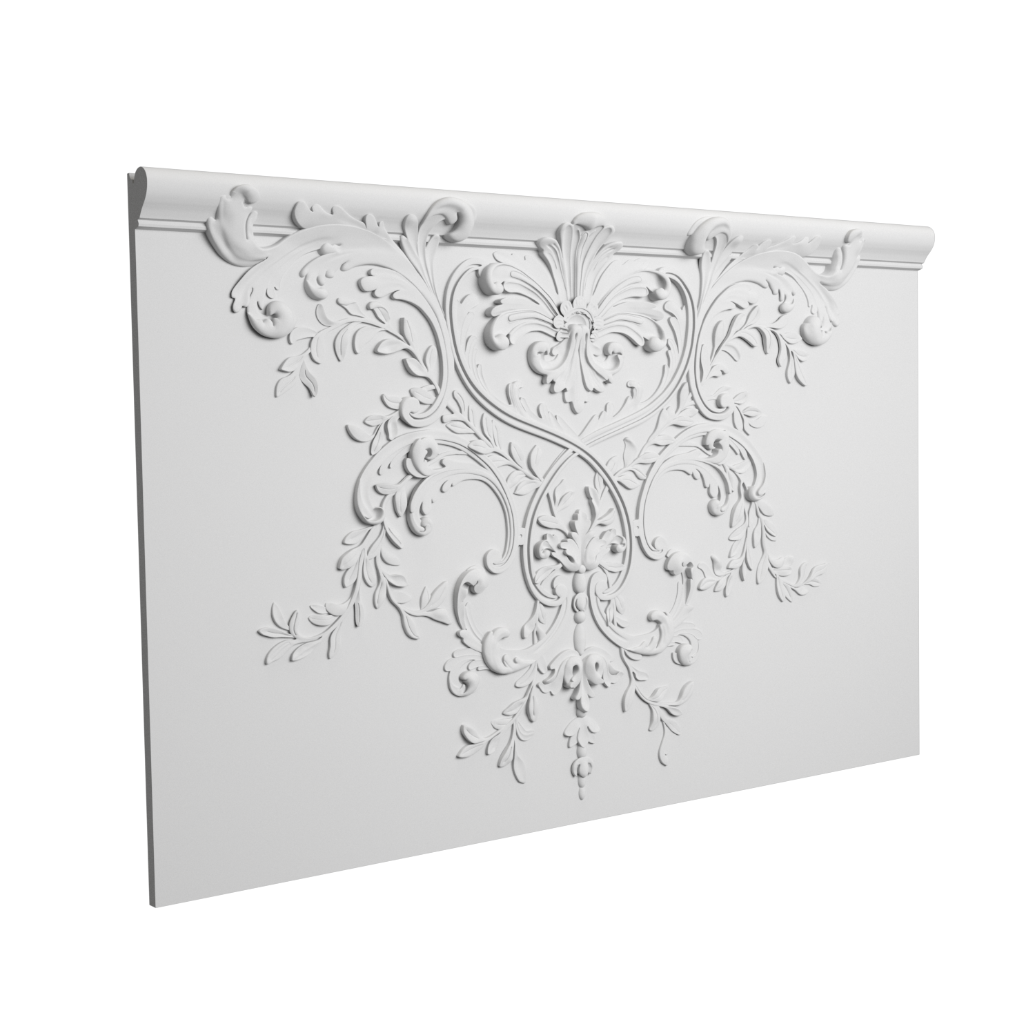Collection Promenade aux tuileries, lambris ornementé en staff pour habiller vos murs
