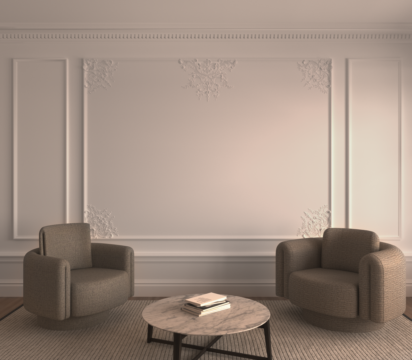 Collection lambris en staff pour orner vos murs